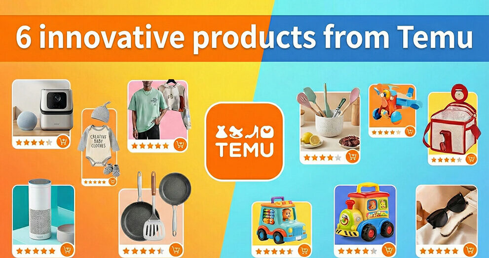 6 innovative products from Temu