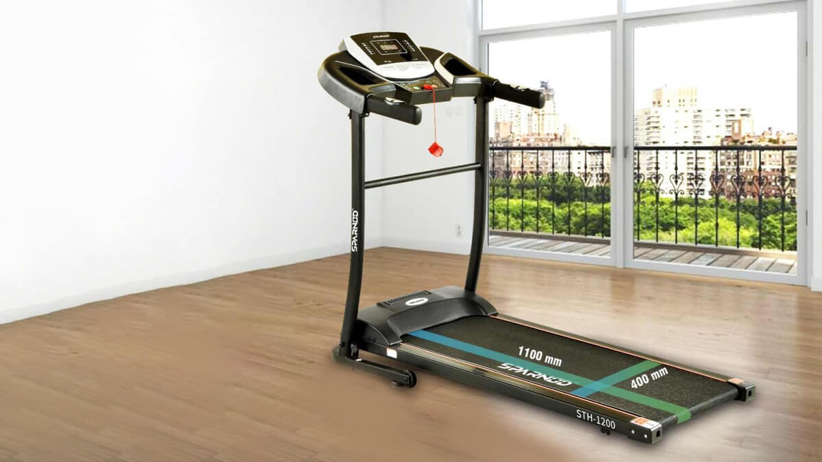 Sparnod Fitness STH 1200 Automatic Motorised Treadmill