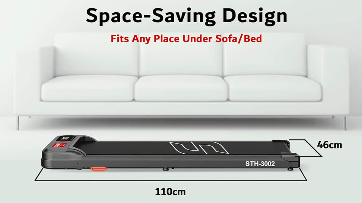 Sparnod Fitness STH 3002 Walking Pad Treadmill